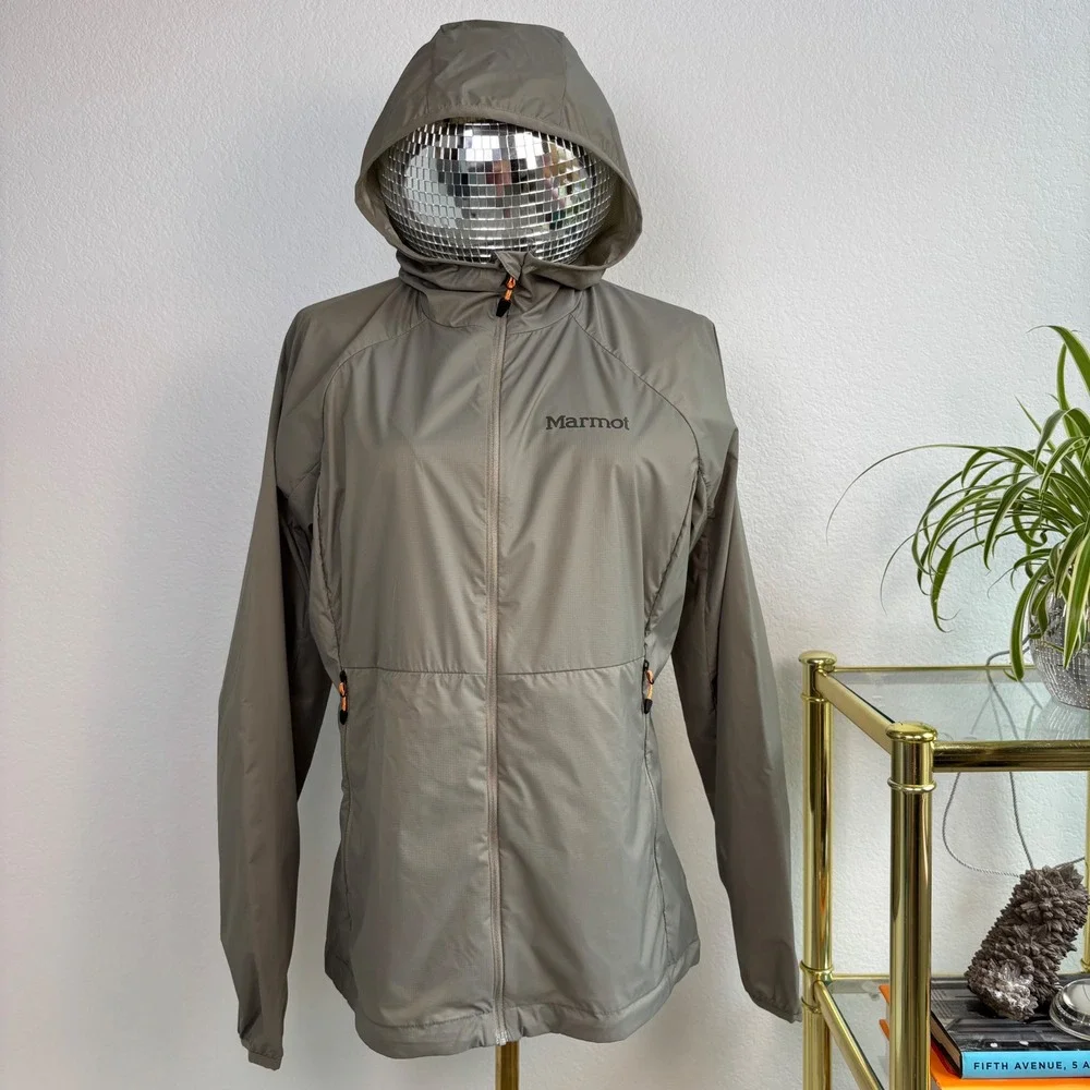 Marmot Womens Etherlite Hoody-VTR Windbreaker Jacket Vetiver‎ Green NEW Medium